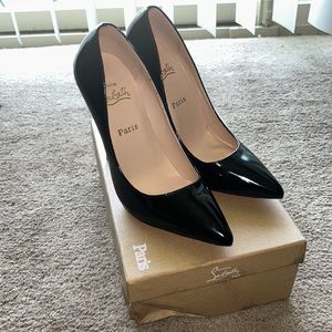 Christian Louboutin So Kate Patent Leather Pointed size 39 4 inch heel